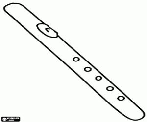 για ζωγραφική Το φλάουτο, παραδοσιακό όργανο