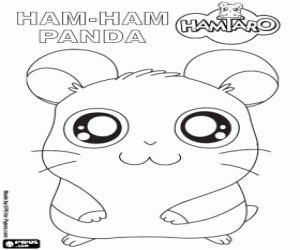 για ζωγραφική Το χάμστερ Ham-Ham Panda