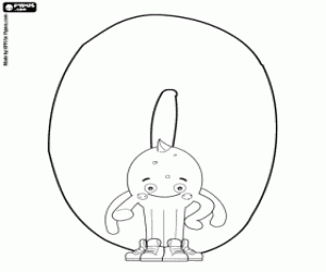 για ζωγραφική Τον αριθμό μηδέν και το χταπόδι Pypus