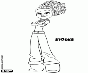 για ζωγραφική Τουλίπα, ένα γενναίο κορίτσι κ