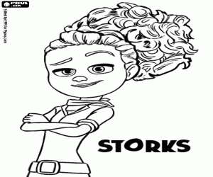 για ζωγραφική Τουλίπα είναι μια αποφασιστική κορίτσι