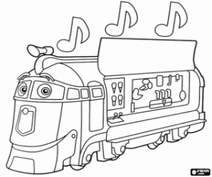 για ζωγραφική Τρένο παγωτά, Frostini, Chuggington