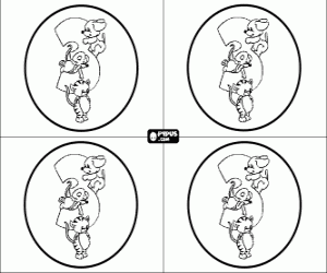 για ζωγραφική Τρία χρόνια προσκλήσεις γενεθλίων