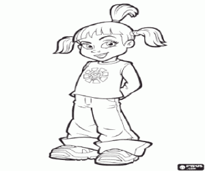 για ζωγραφική Τρίξι, Τεμπελοχώρα χαρακτήρα