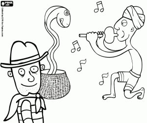 για ζωγραφική Τυχοδιώκτη και ένας γόης φίδια