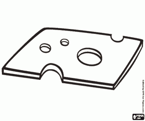 για ζωγραφική Φέτα τυρί έμενταλ