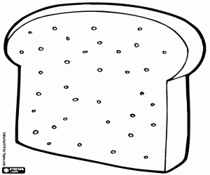 για ζωγραφική Φέτα ψωμί