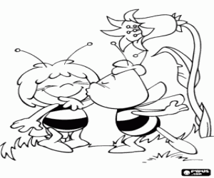 για ζωγραφική Φιλί στο μάγουλο, Willy να Μάγια