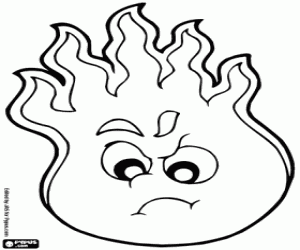 για ζωγραφική Φλόγες φωτιάς