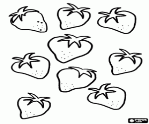 για ζωγραφική Φράουλες