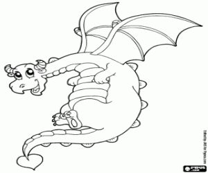 για ζωγραφική Φτερωτός δράκος