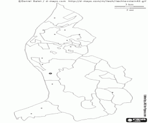 για ζωγραφική Χάρτης του Λιχτενστάιν