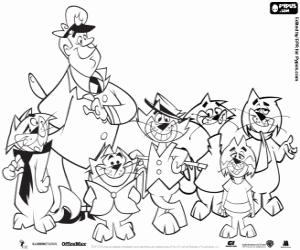 για ζωγραφική Χαρακτήρες του Top Cat