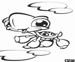 για ζωγραφική Χελώνα από το Littlest PetShop