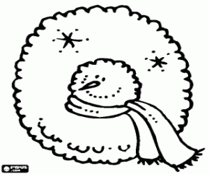 για ζωγραφική Χιονάνθρωπος και το γράμμα Q