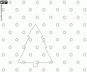 για ζωγραφική Χριστουγεννιάτικη κάρτα, έλατα και το χιόνι