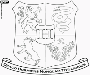 για ζωγραφική Χόγκουαρτς Σχολή έμβλημα