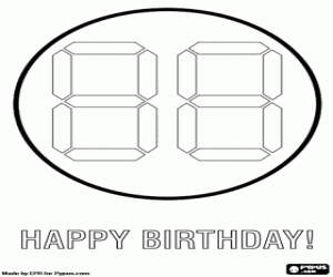 για ζωγραφική Ψηφιακή κάρτα για γενέθλια