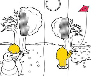 ζωγραφική Εποχές και Γιορτές εικόνες