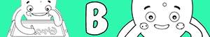 Ζωγραφική Ονόματα αγόρι με το γράμμα B ζωγραφιές